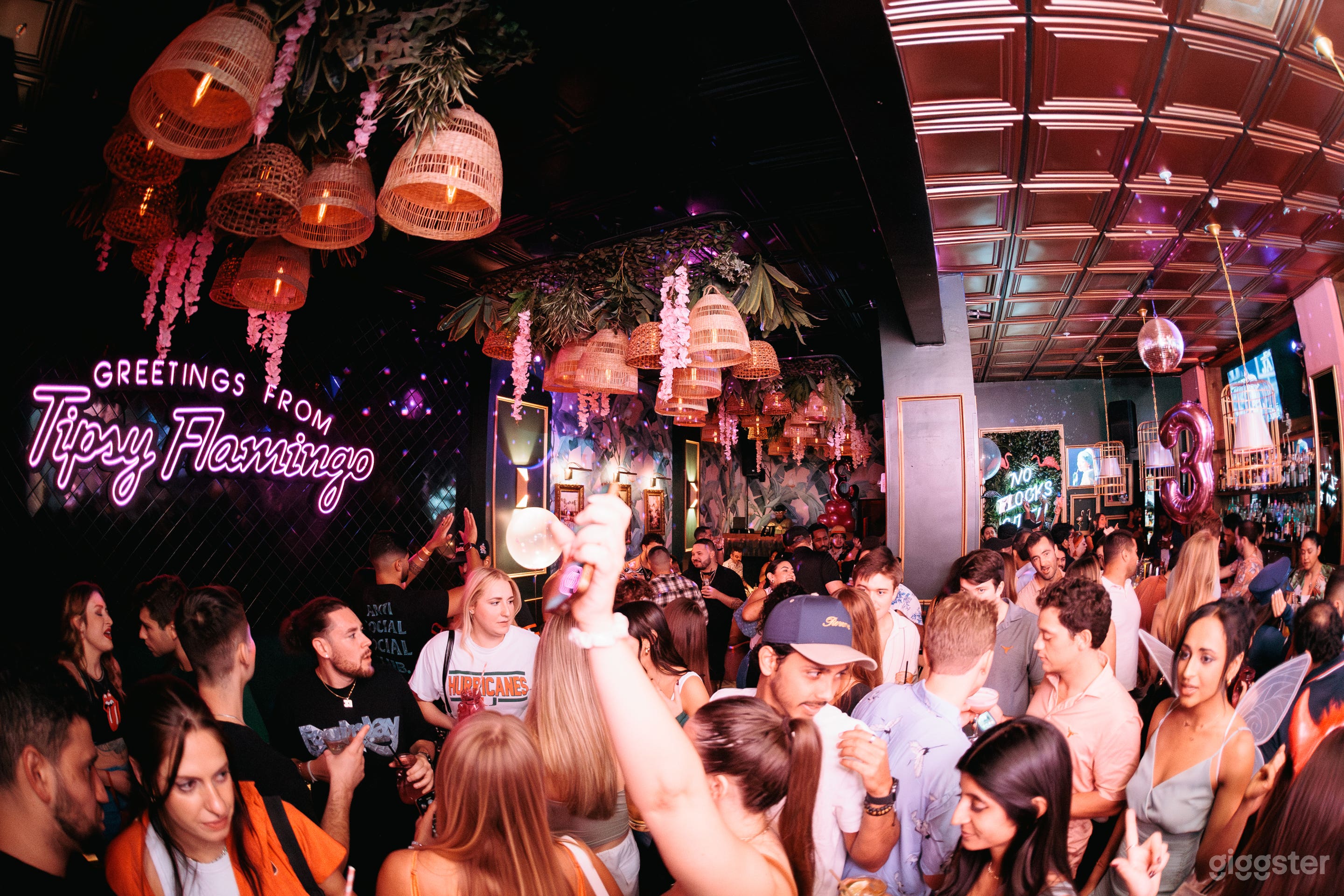 Vibrant Downtown Miami Cocktail Bar with Tropical Flair Photo 1