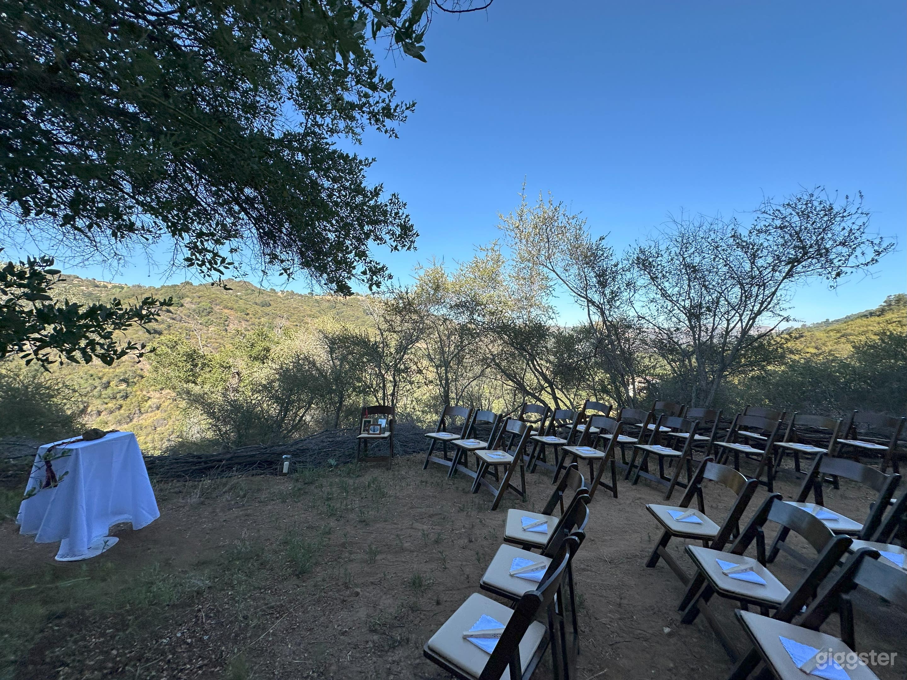 Lush Outdoor Event Space under Topanga Oak Trees Photo 3