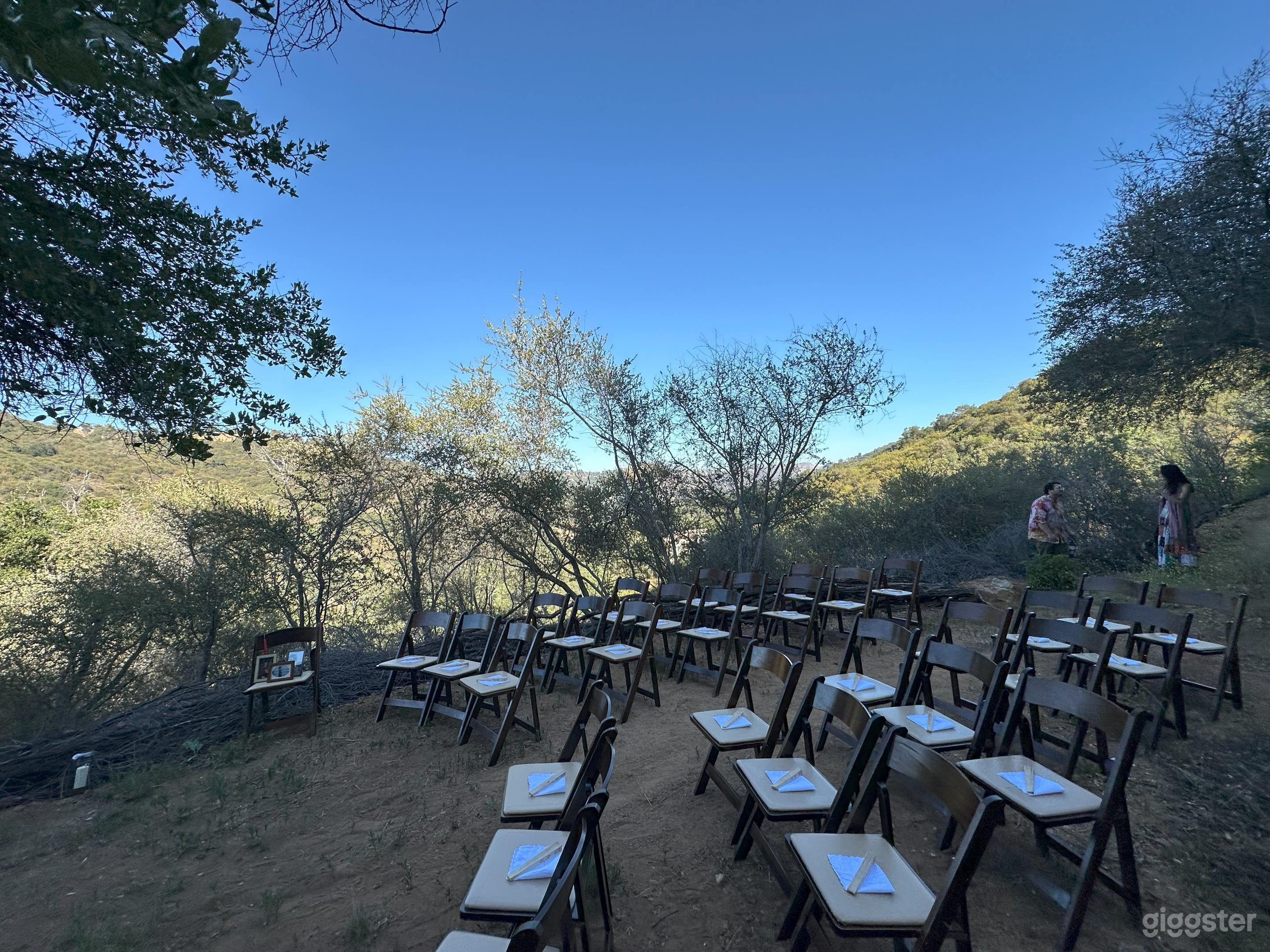 Lush Outdoor Event Space under Topanga Oak Trees Photo 1