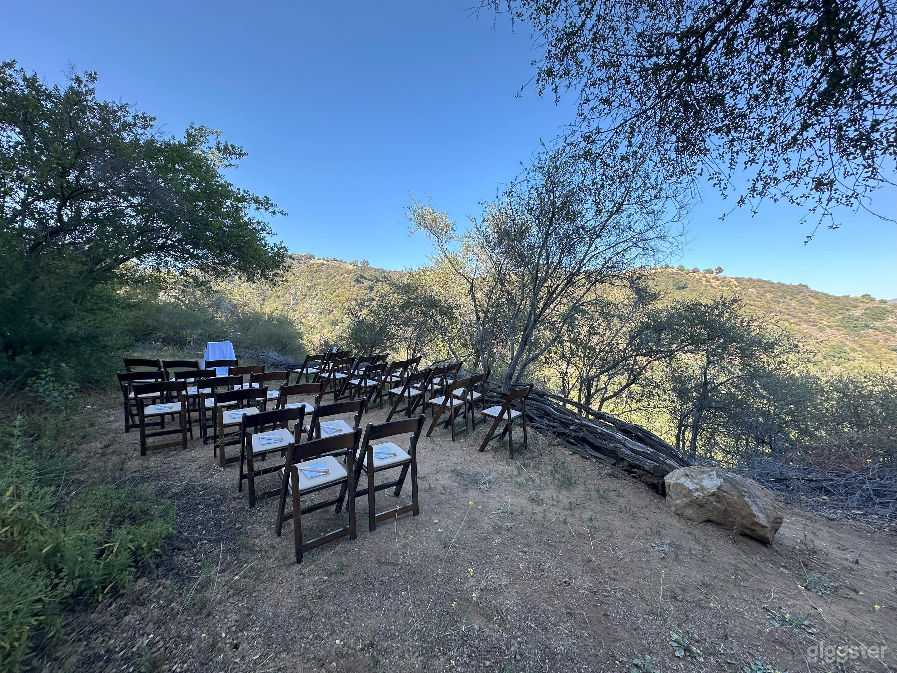 Lush Outdoor Event Space under Topanga Oak Trees Photo 4