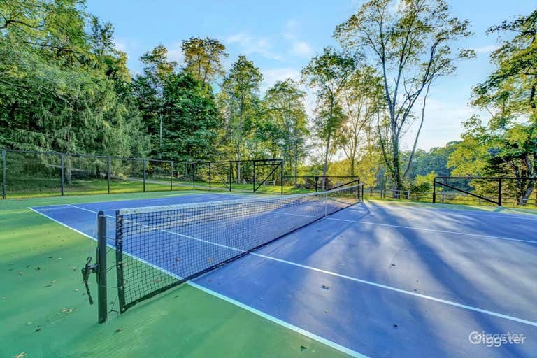  Court de tennis privé sur un domaine de 200 acres 