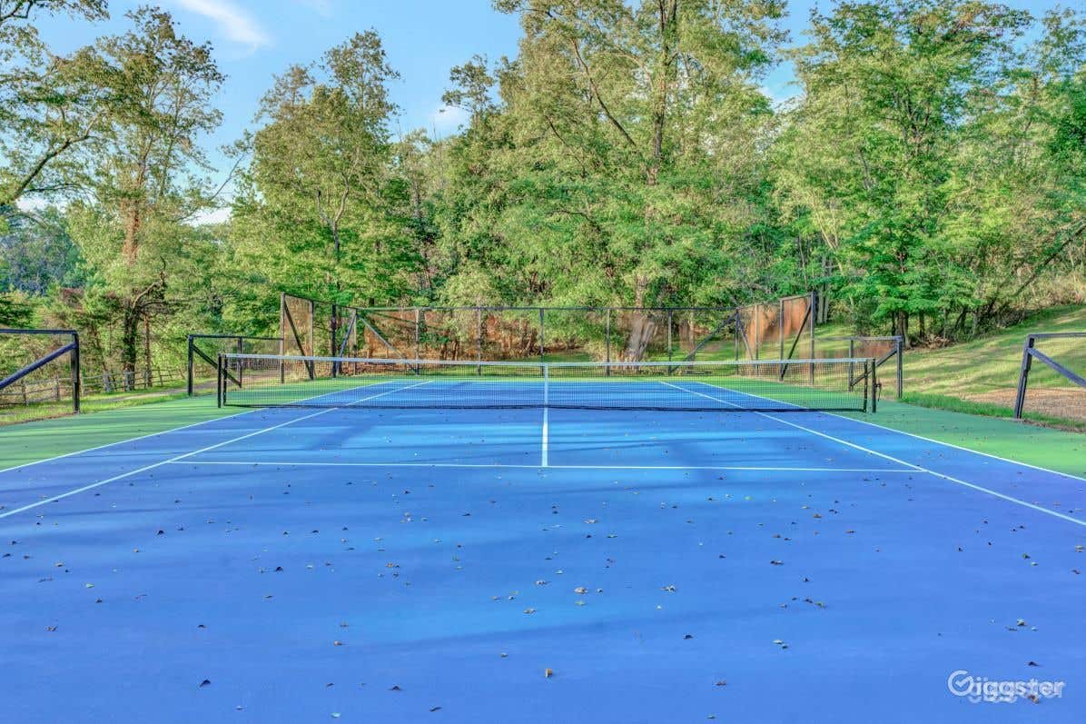 Private 200 Acre Estate Tennis Court Photo 3