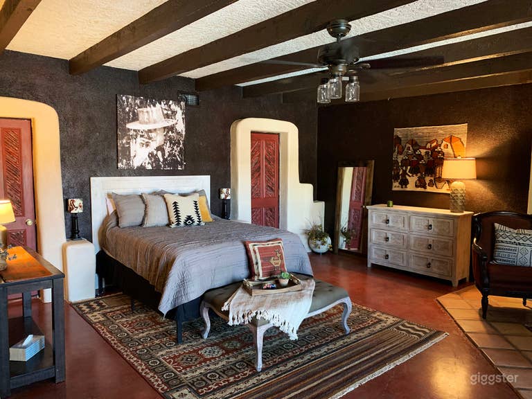  One of 4 cleverly designed bedrooms. The Sundance room.  