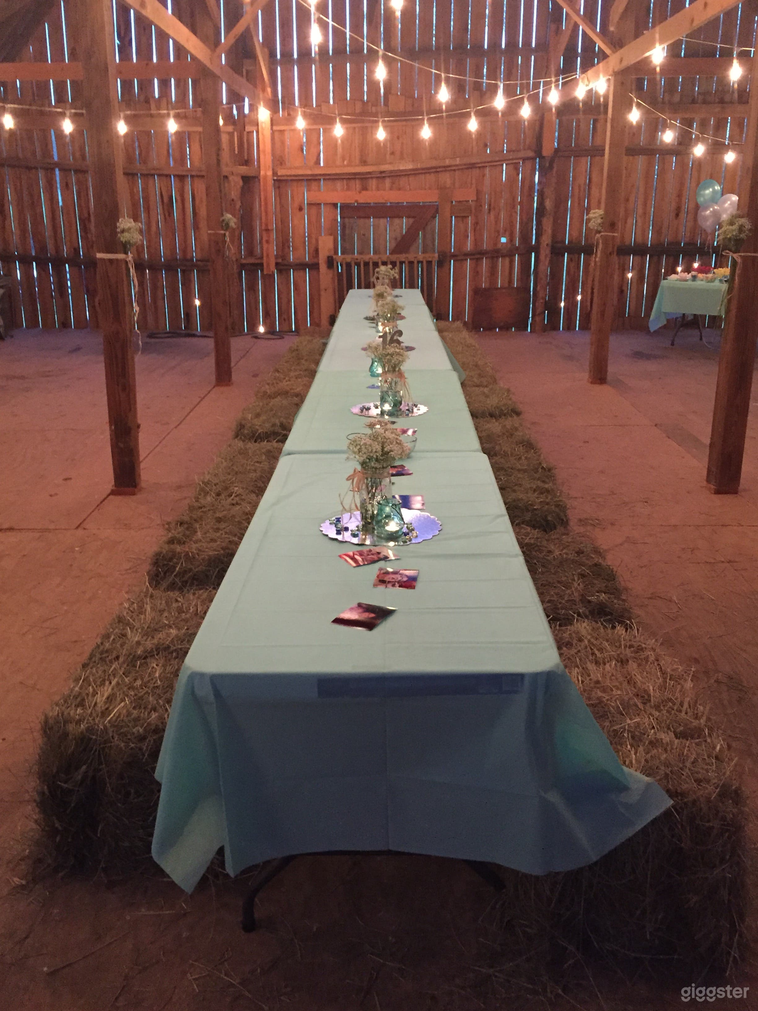 Large loft in top of barn.