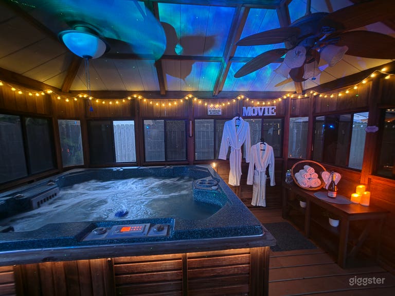  Bain à remous privé avec cuisine, salle de jeux & salon 
