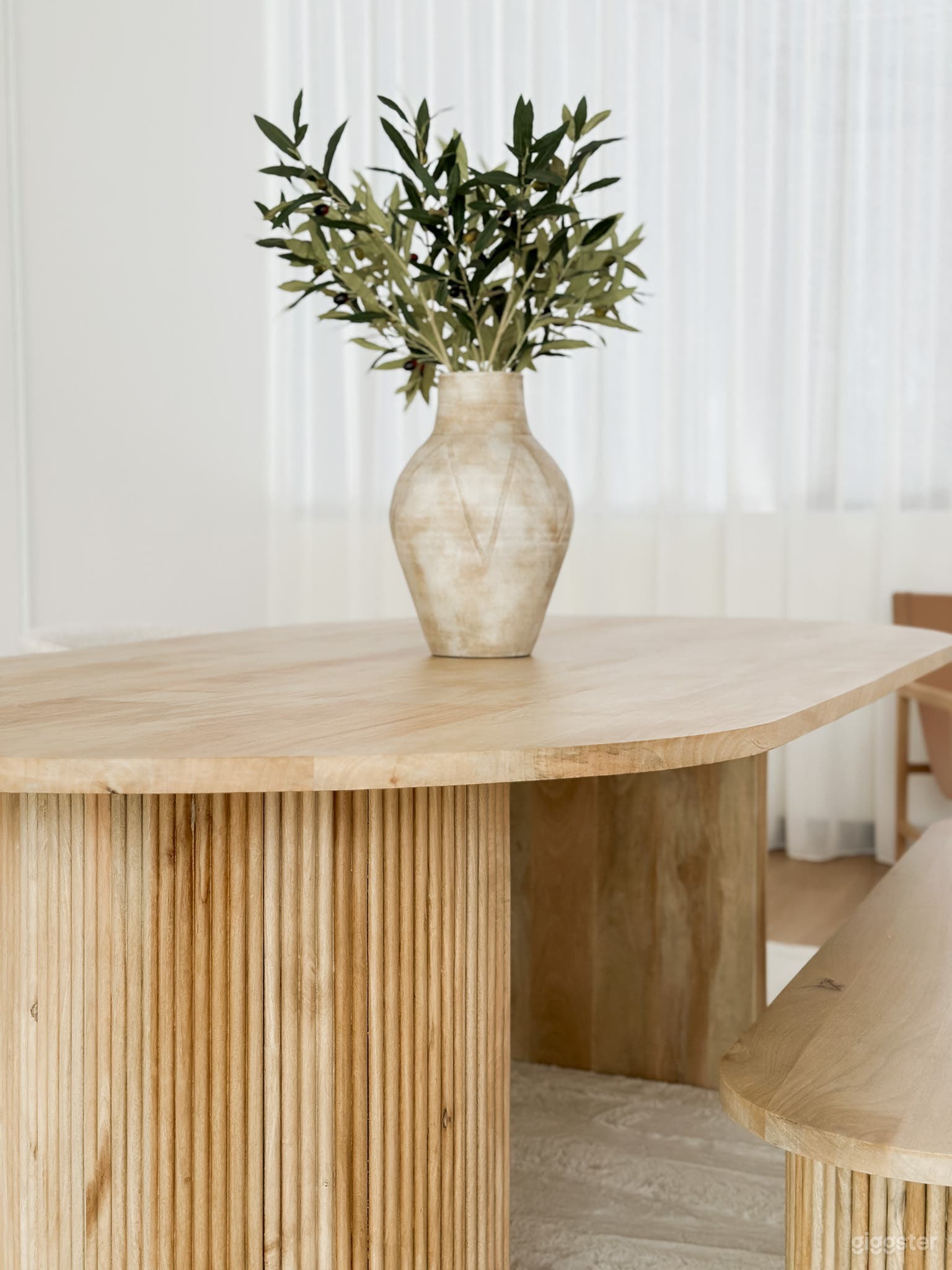 Oak dining set, doubles and office/workspace