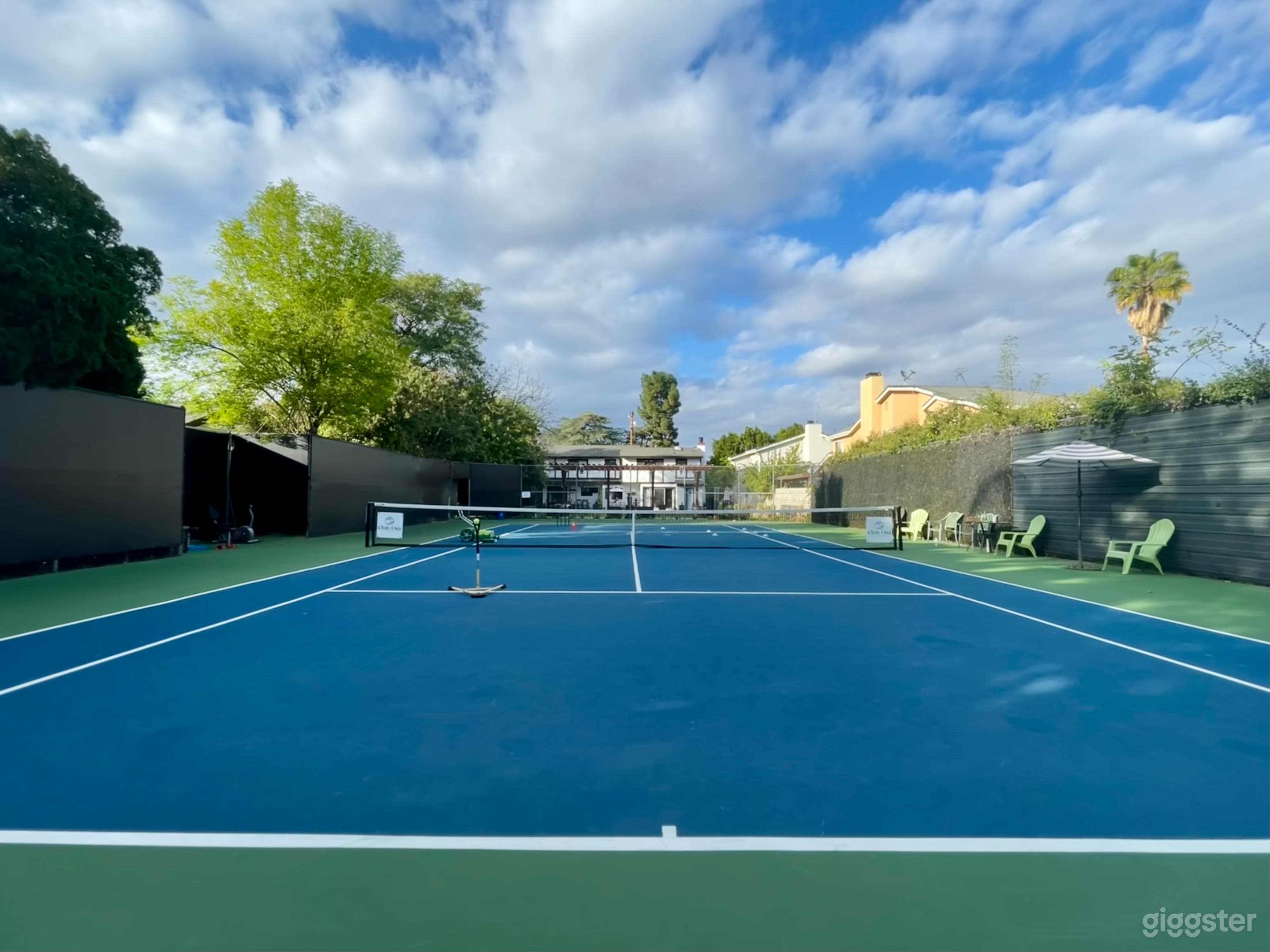 Country Club Garden with Tennis Court Photo 2