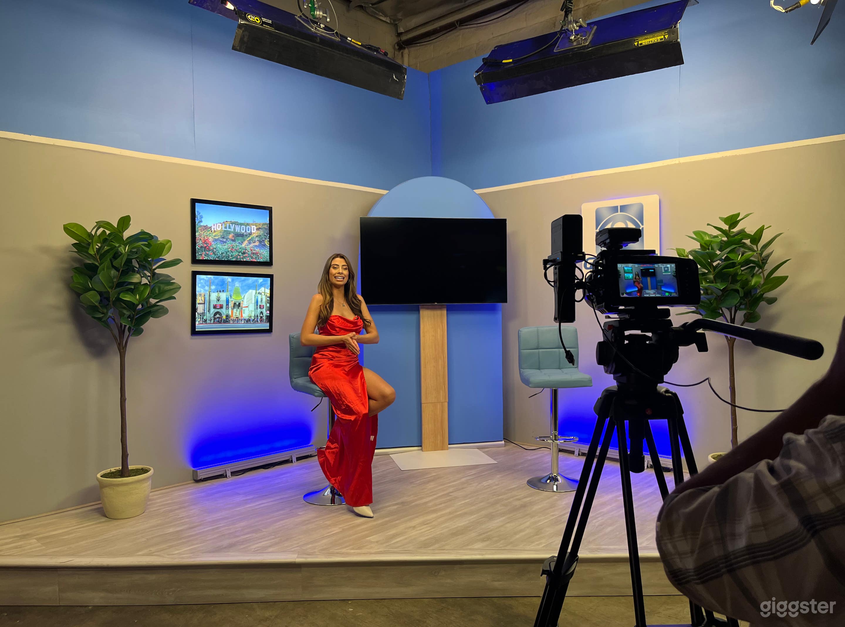 Talk Show Interview Standing Set Photo 3