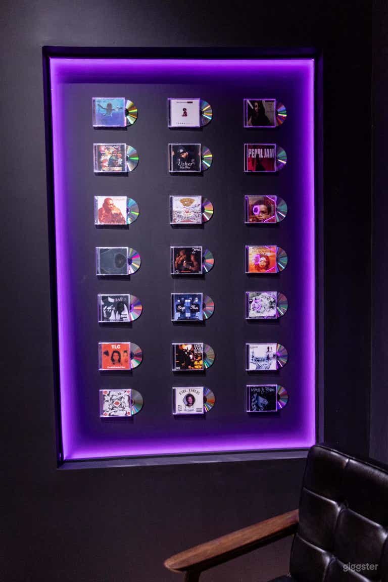  Music Gallery Studio with Podcast Lounge Setup 