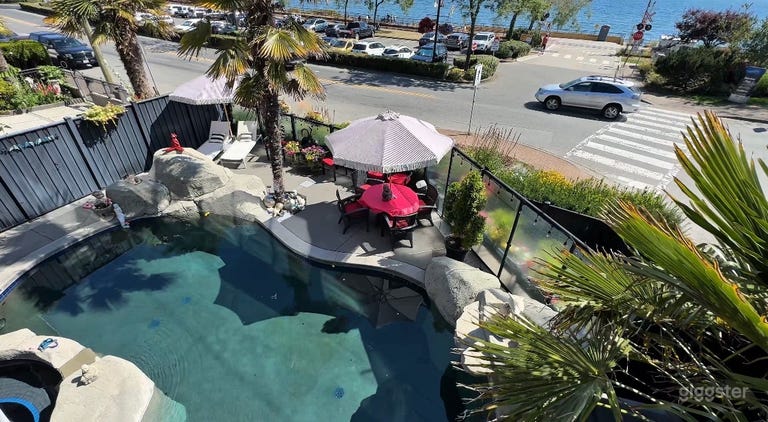  Casa moderna con oasis de piscina 