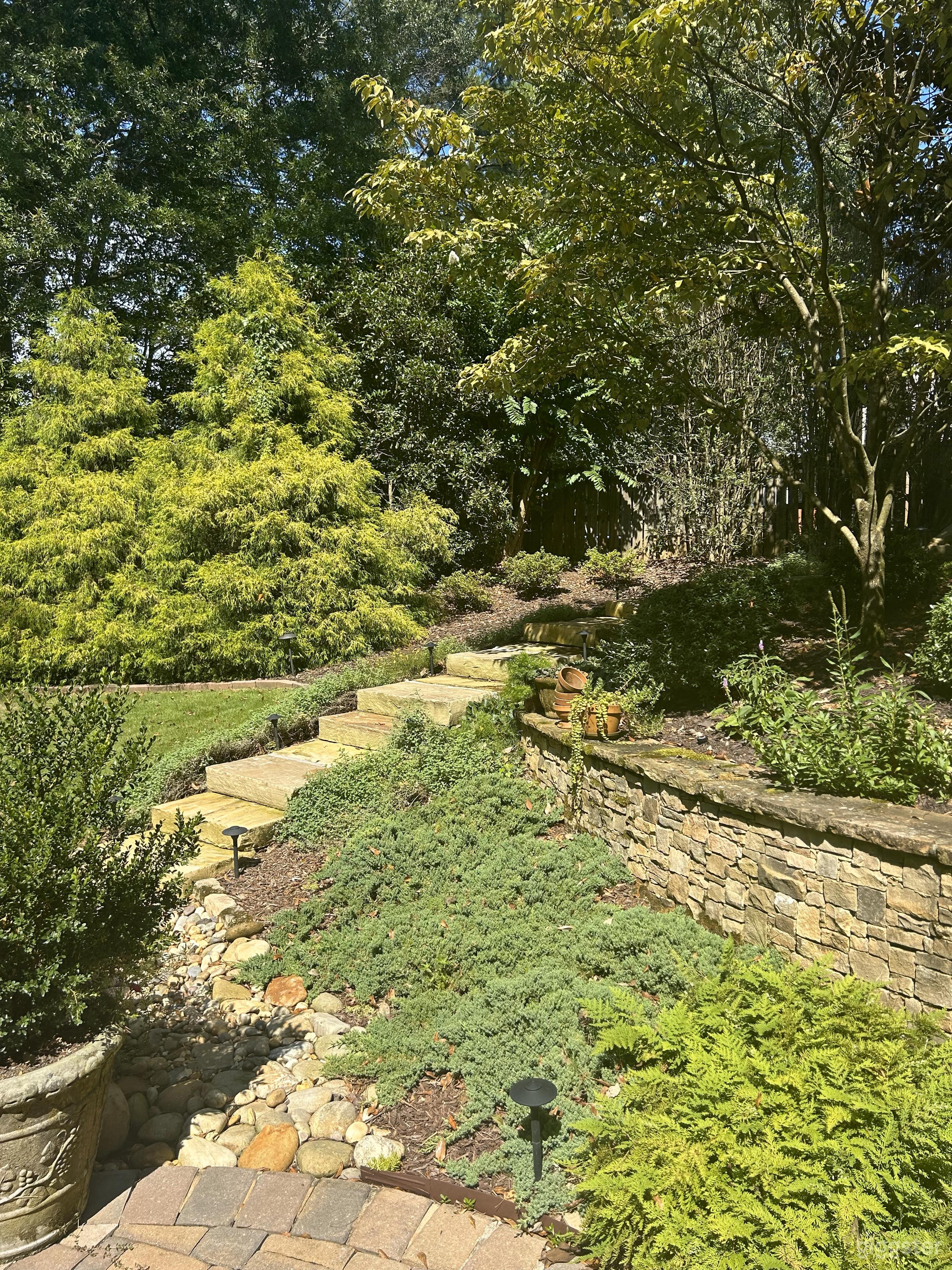 View of front entrance from patio