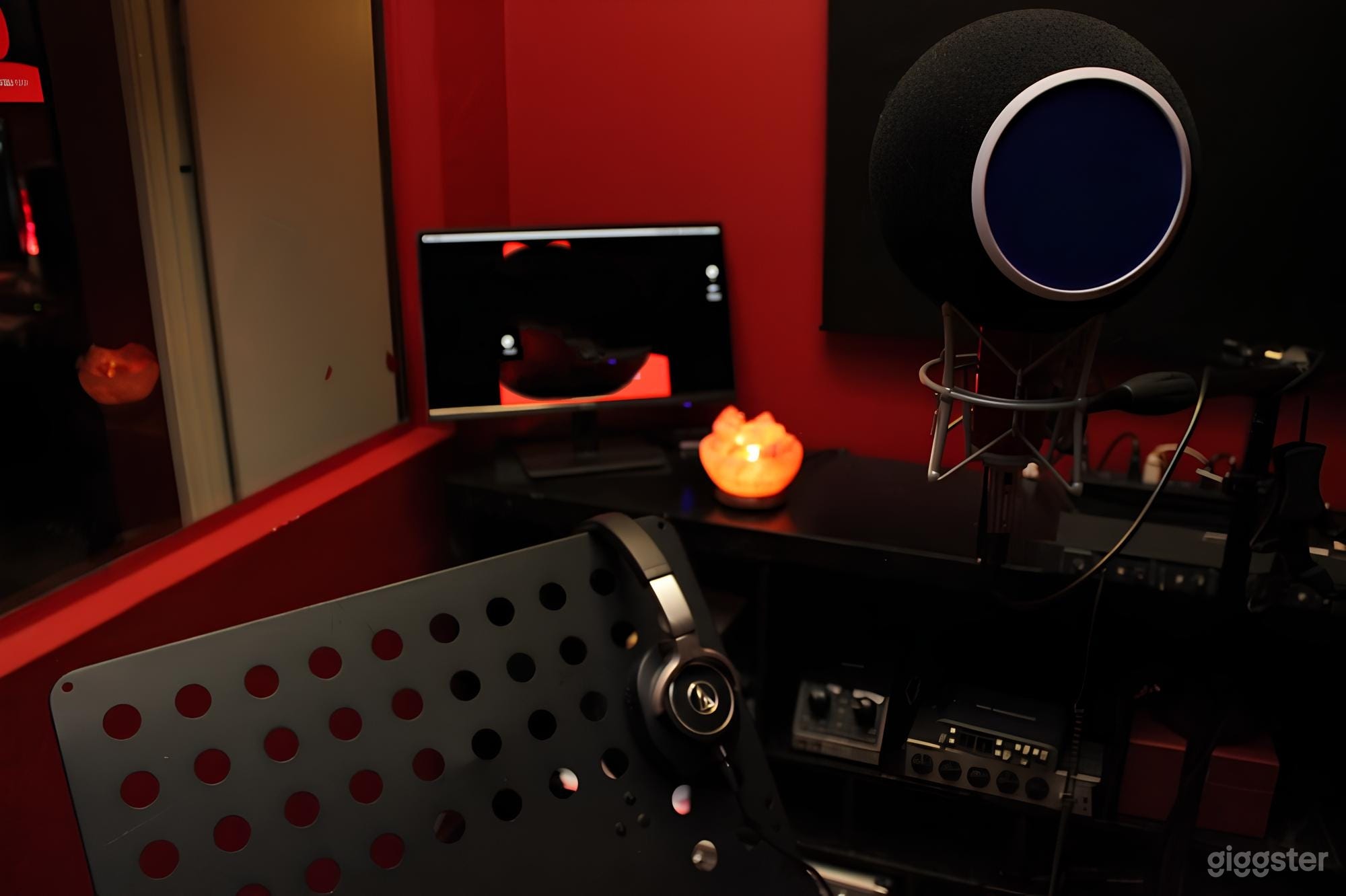 Modern Red Recording Studio Photo 4