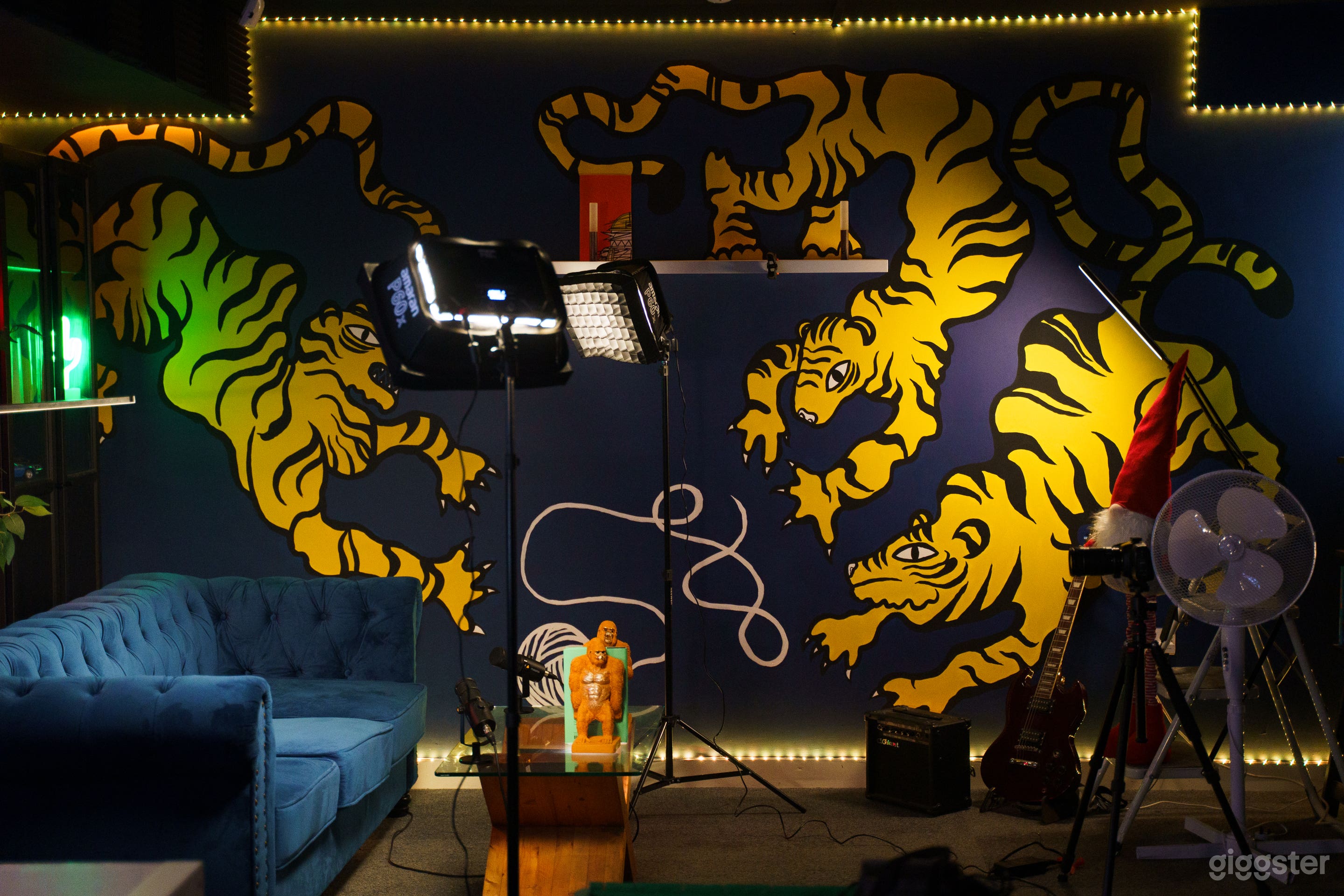 Here you can see our dual light setup during use, creating clean, focused shots. It shows exactly how we control light to keep your footage sharp and engaging.