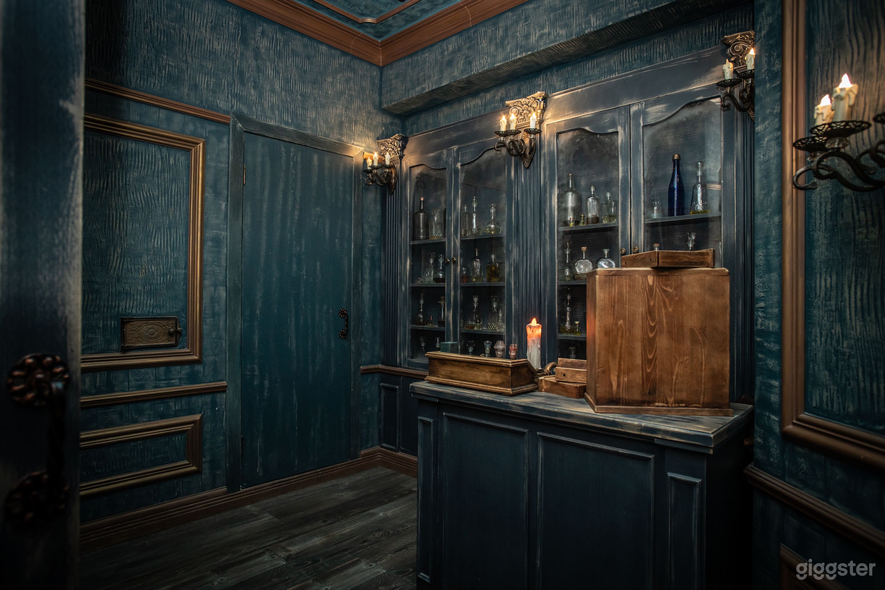 Ornate perfumery Victorian steampunk dungeon Photo 1