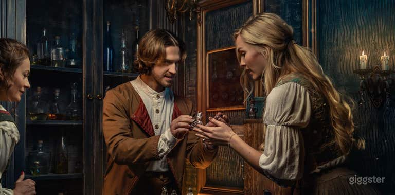  Ornate perfumery Victorian steampunk dungeon 