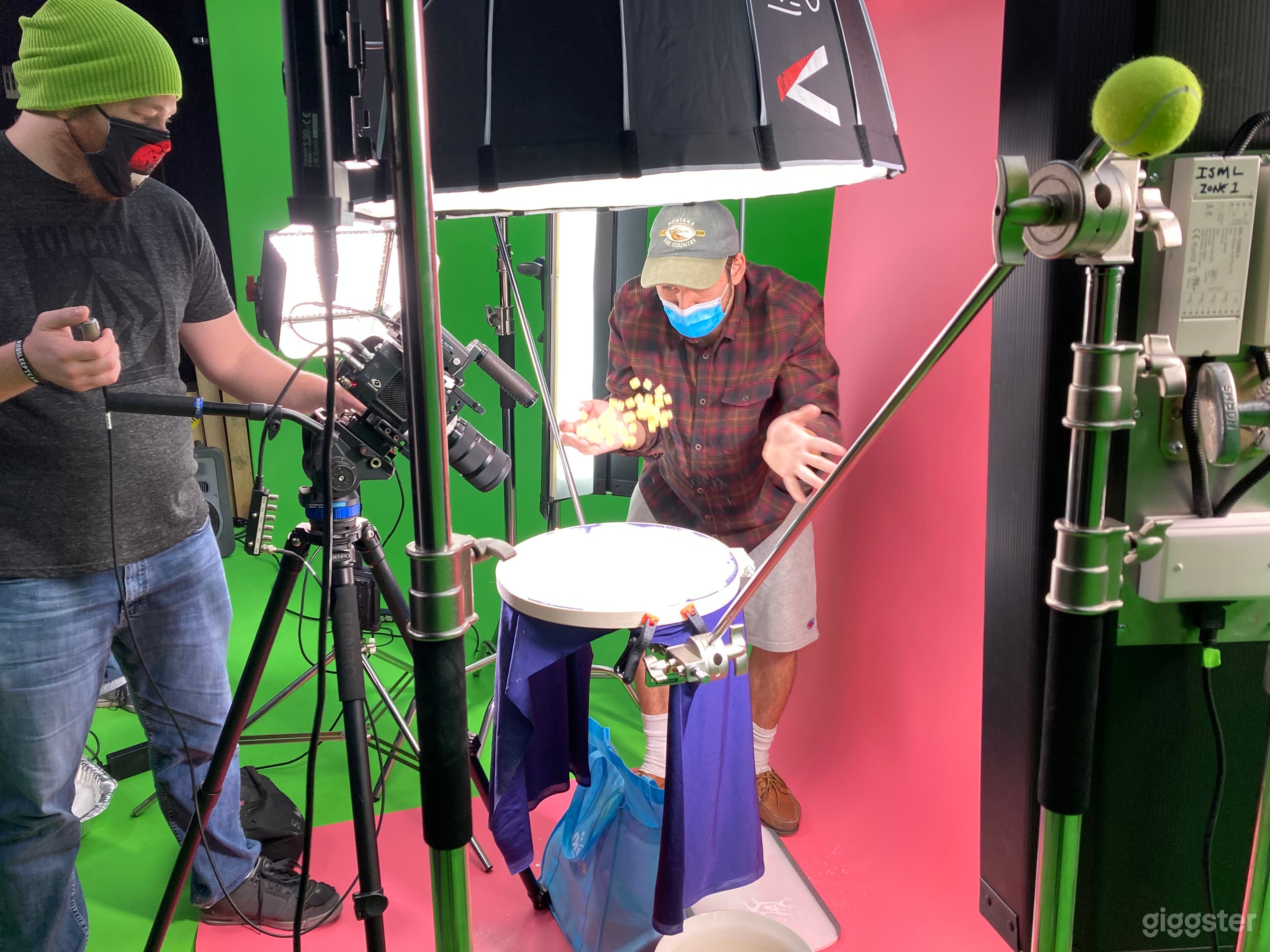 Film complex product shots