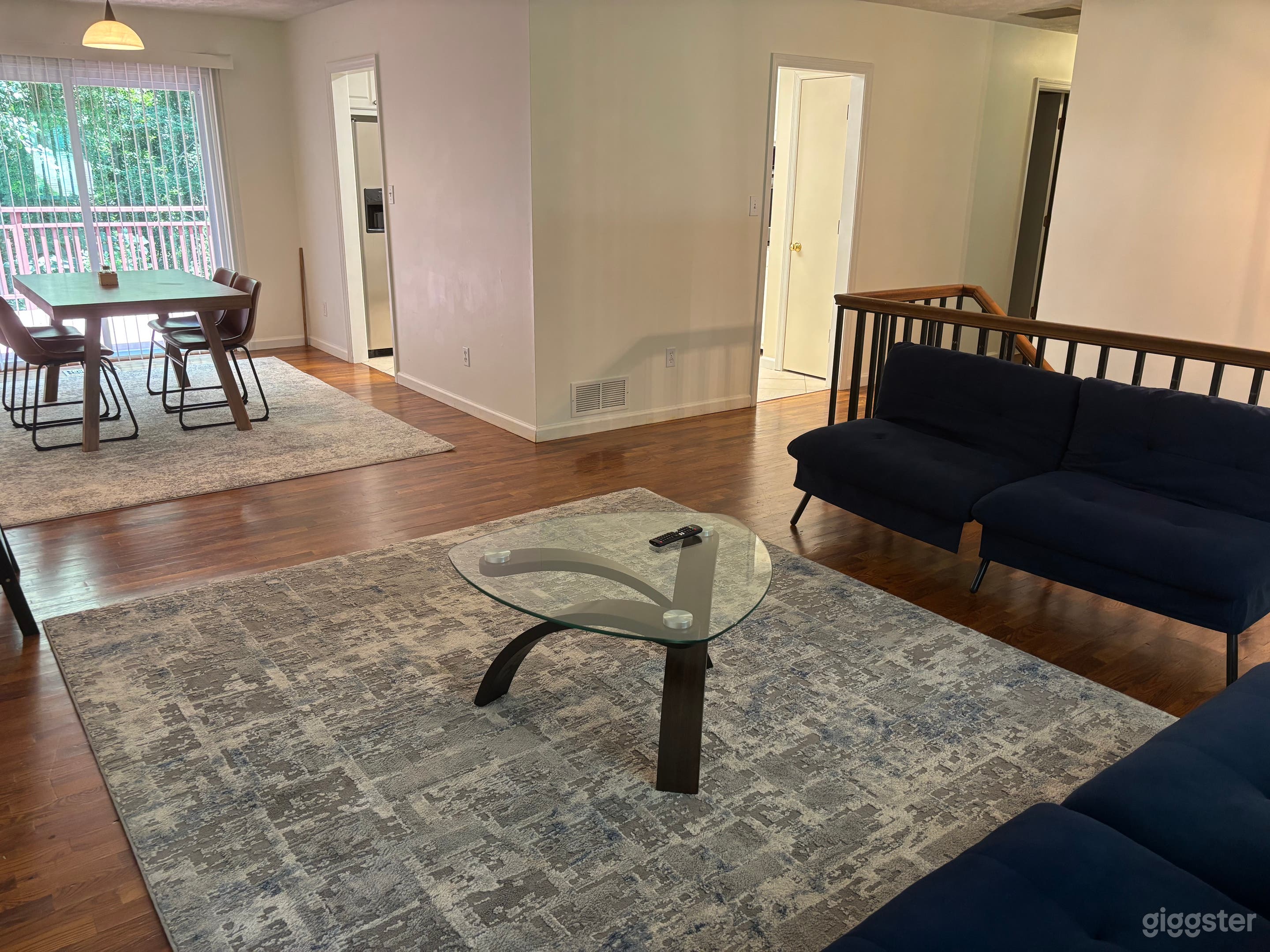 Great flow! Kitchen to dining to living room