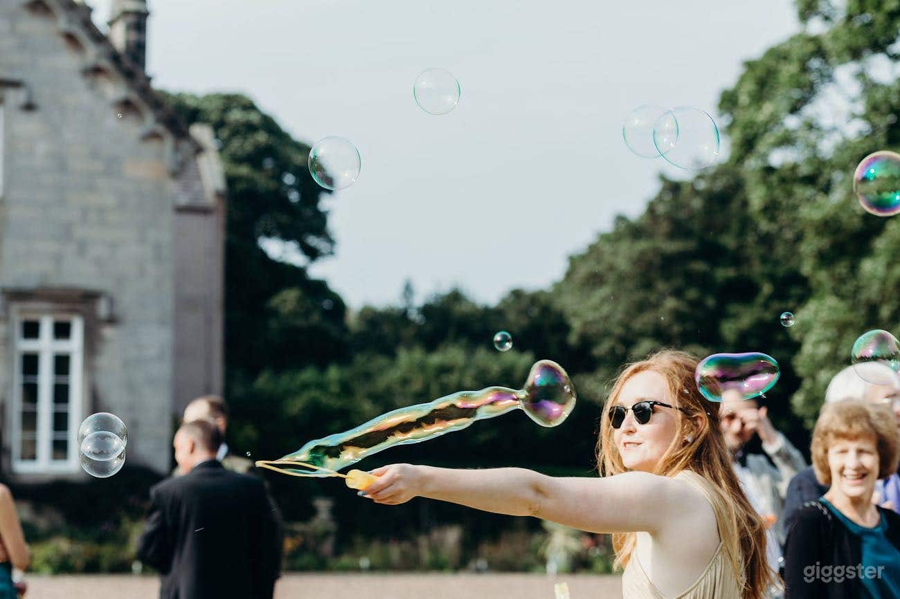 The Ground with Wild Flowers and Blooming Trees Photo 4