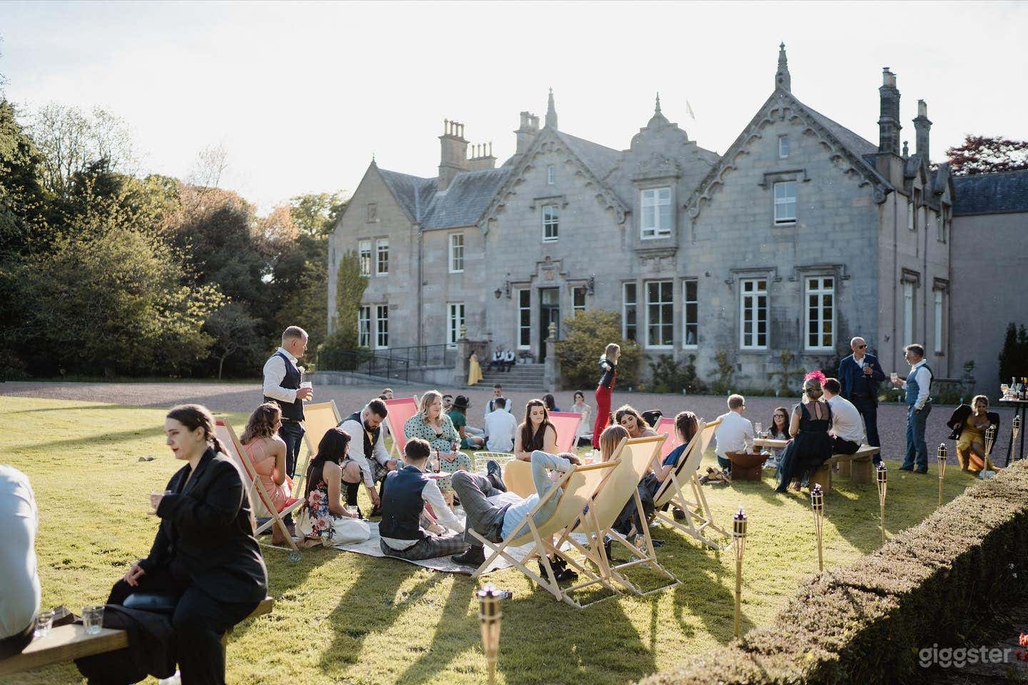 The Ground with Wild Flowers and Blooming Trees Photo 2