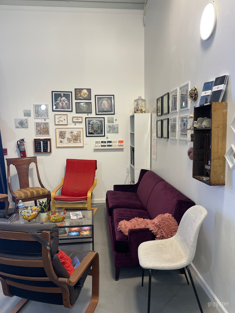  part of the smaller room at the front of the space 