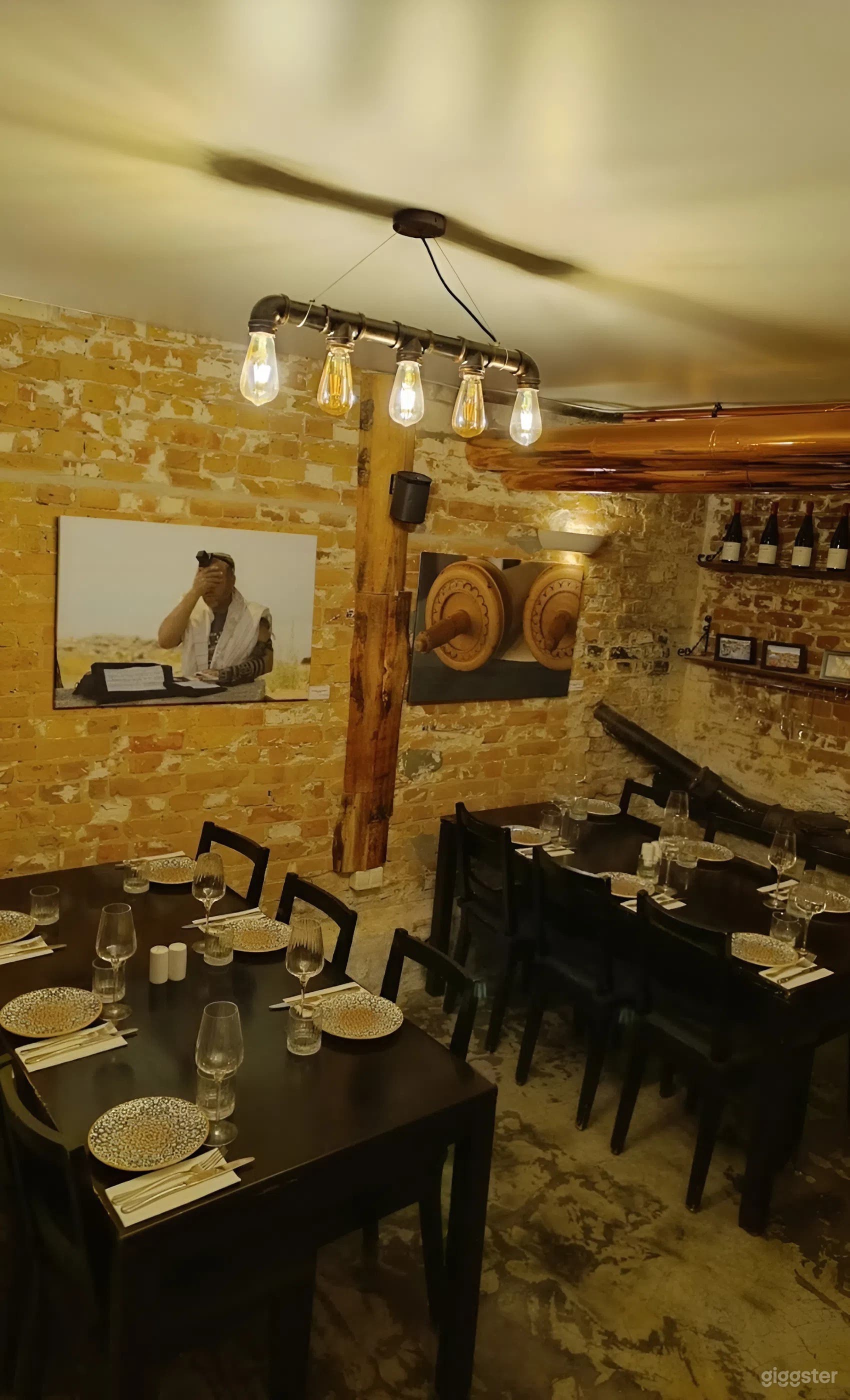 Intimate Private Dining Room with Candlelit, Rustic Charm Photo 4