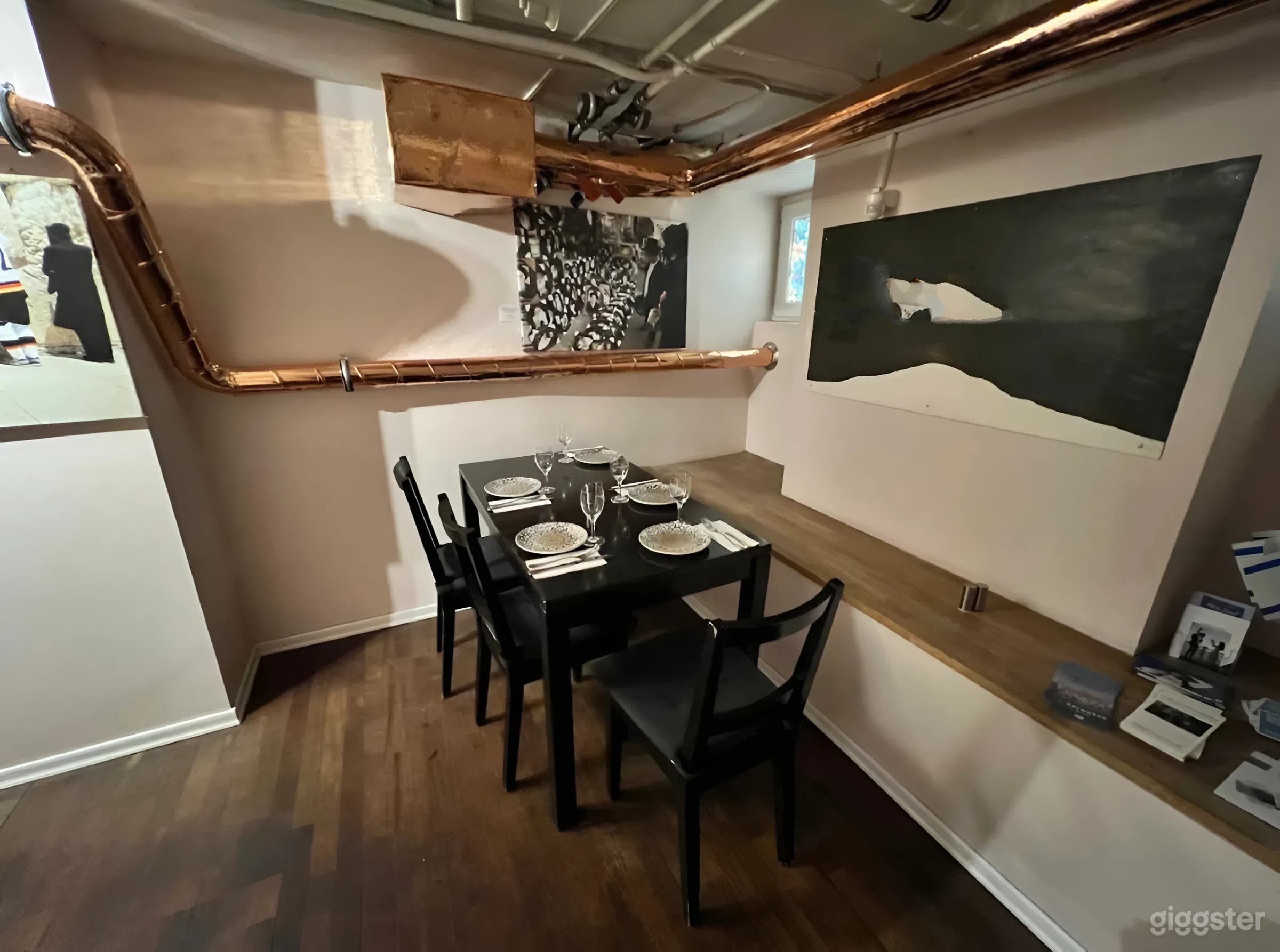 Intimate Private Dining Room with Candlelit, Rustic Charm Photo 2