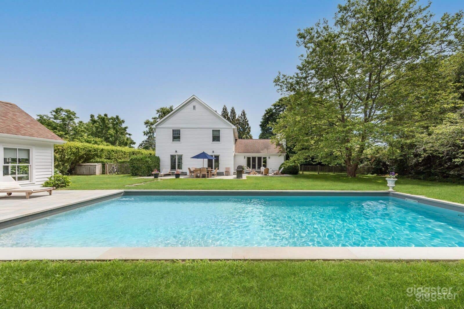 Quintessential Hamptons Getaway: Pool  Photo 1