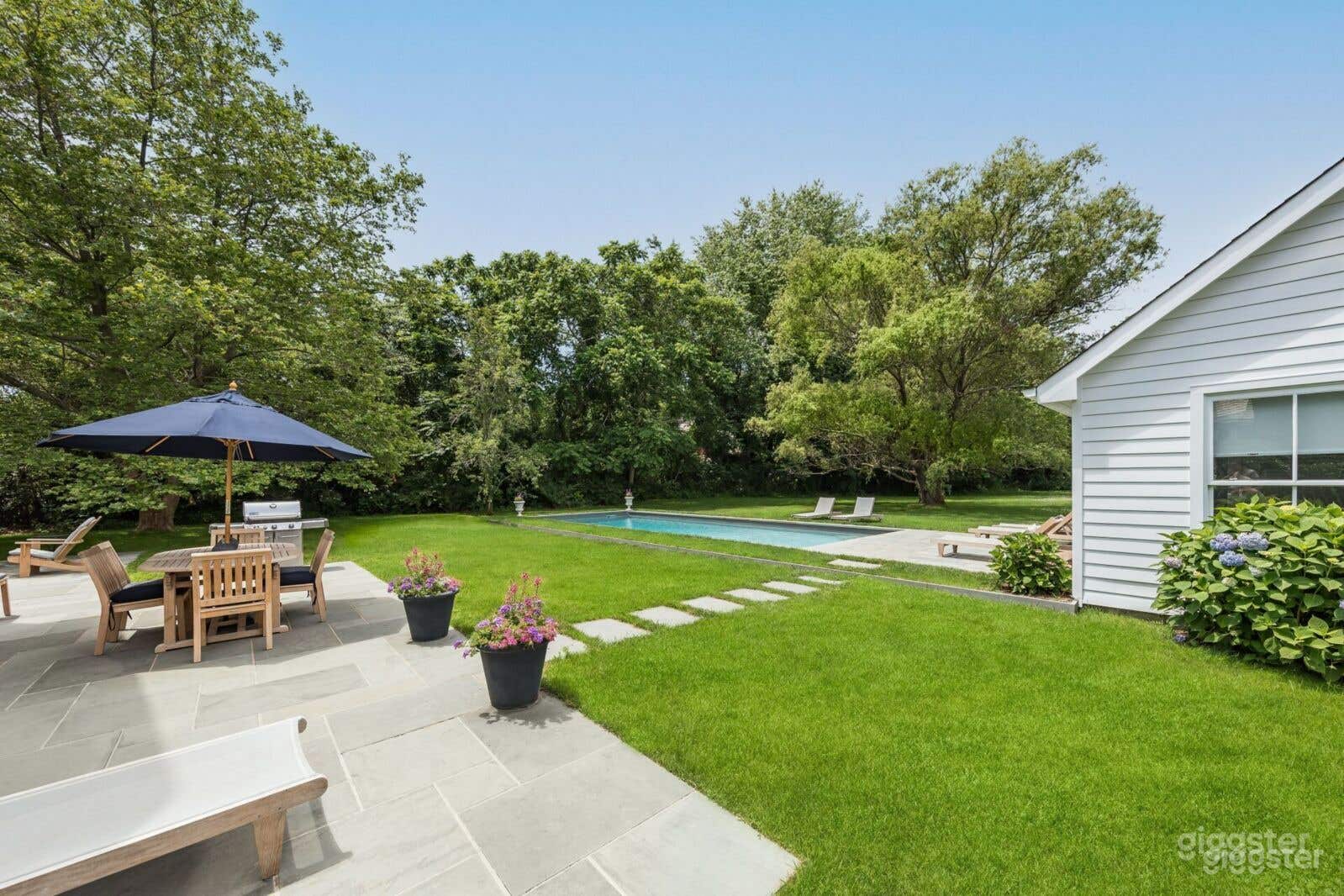 Quintessential Hamptons Getaway: Pool  Photo 4