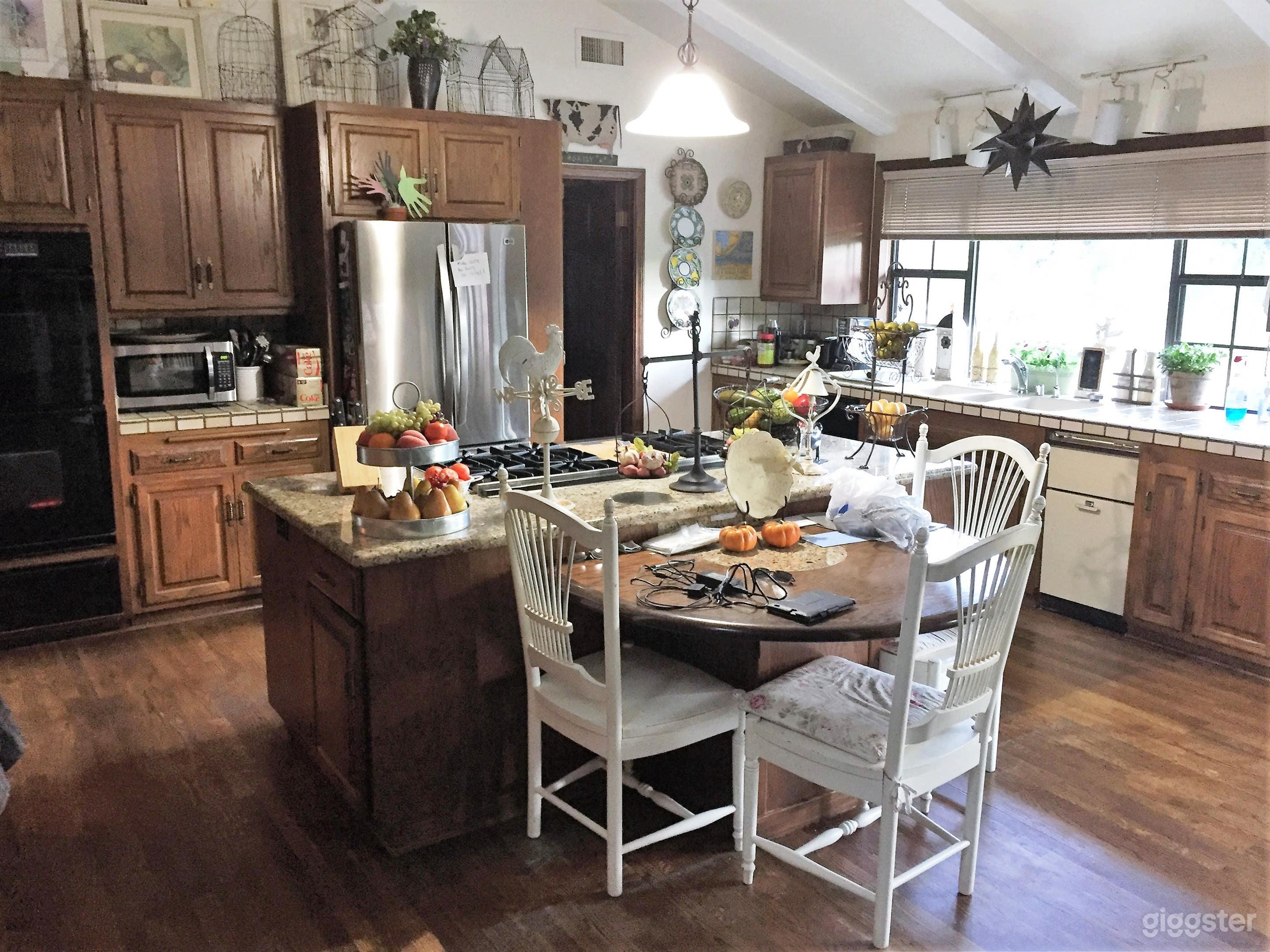 Breakfast nook and kitchen