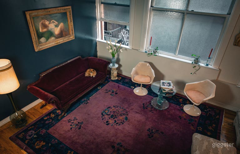  Parisian Art Deco Designer Apartment/ Boudoir w/ Fire Escape 