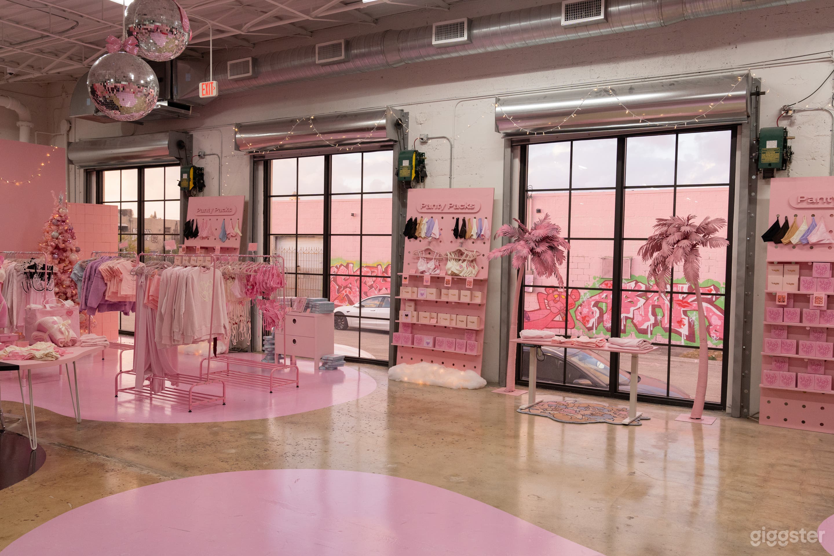 Space will be blank-boxed if rented. This is an example of a past event with the space fully customized by the client.