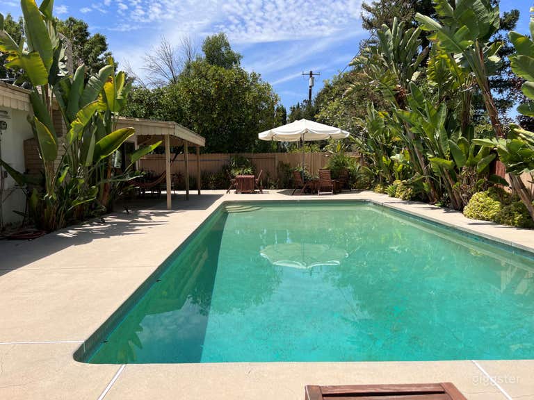  pool view facing west 