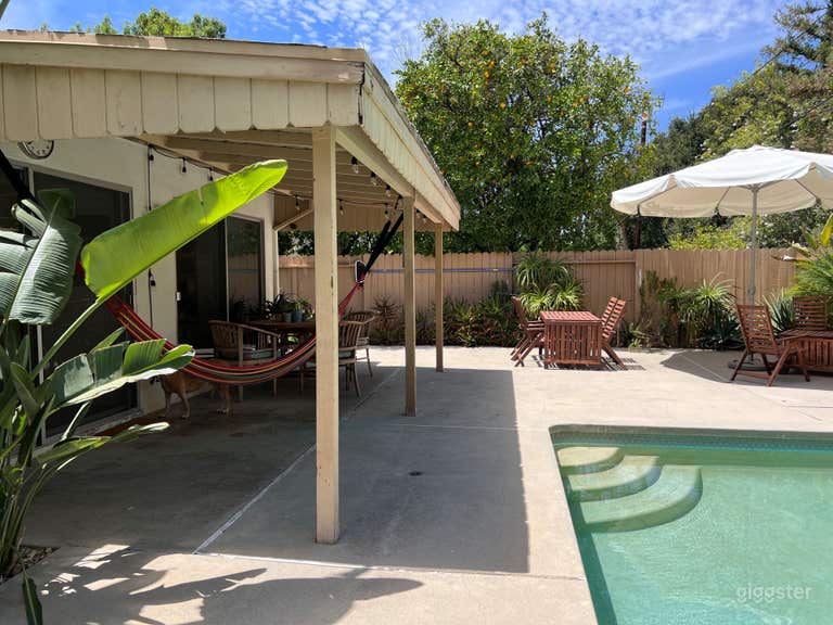  pool side by living/dining room patio 