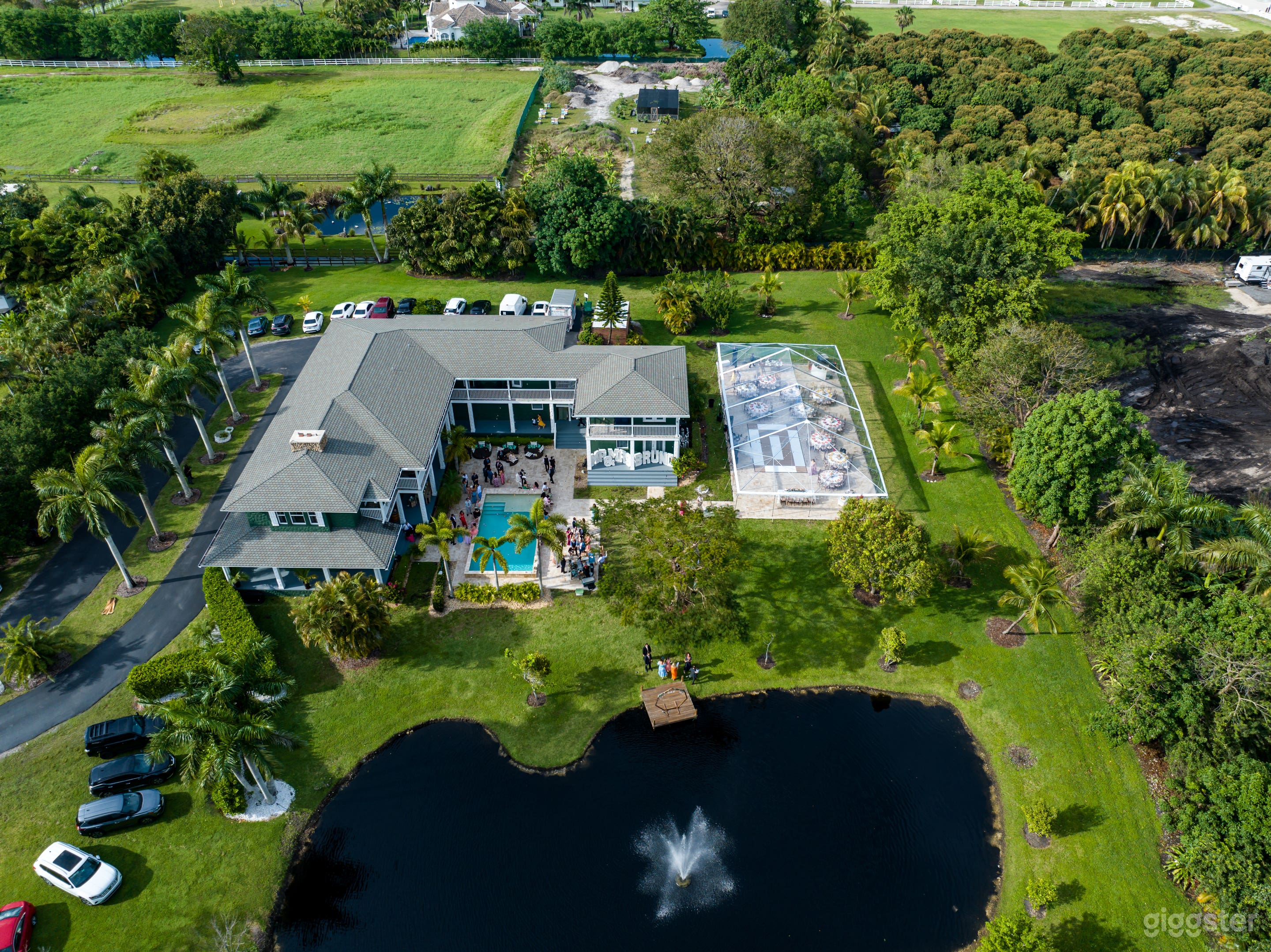 Luxury Estate Venue with Tent Wedding Setup | Saint Patrick Palace