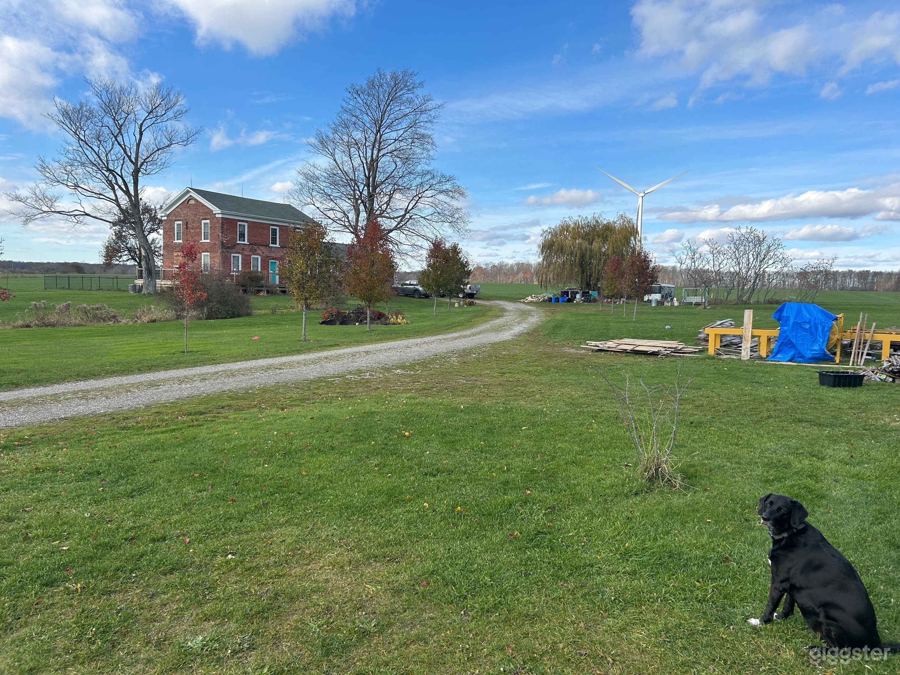 Country Backyard with Scenic Fields Photo 2