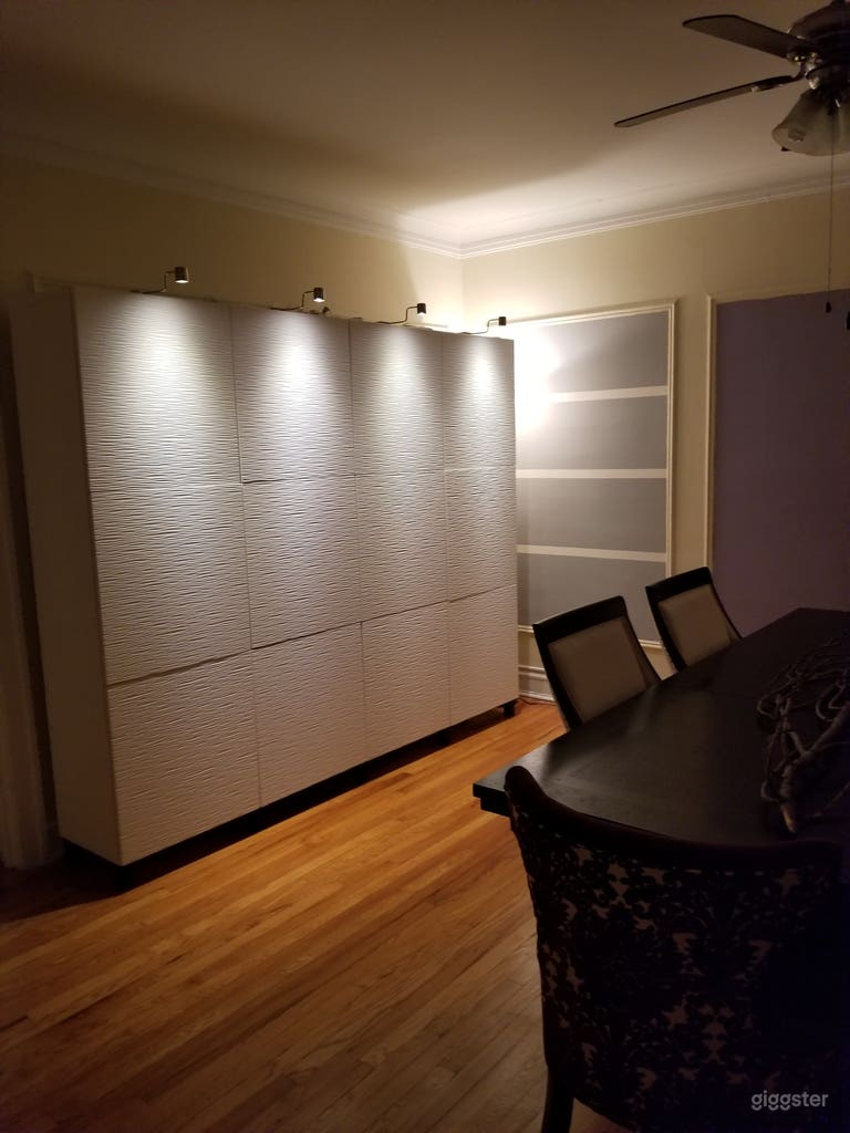  View with lights on for romantic mood lighting  