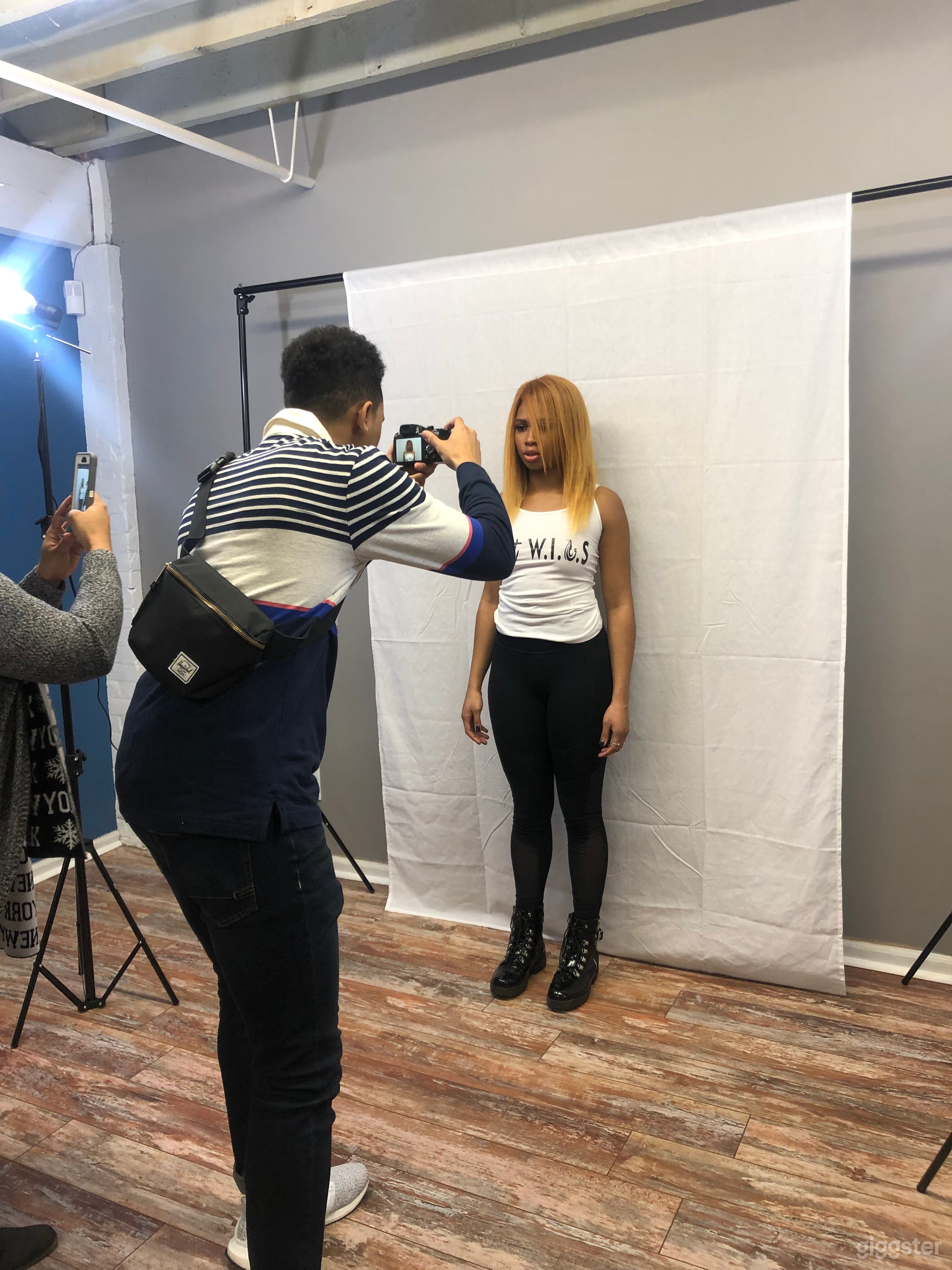 Setup and book photography / videography studio.