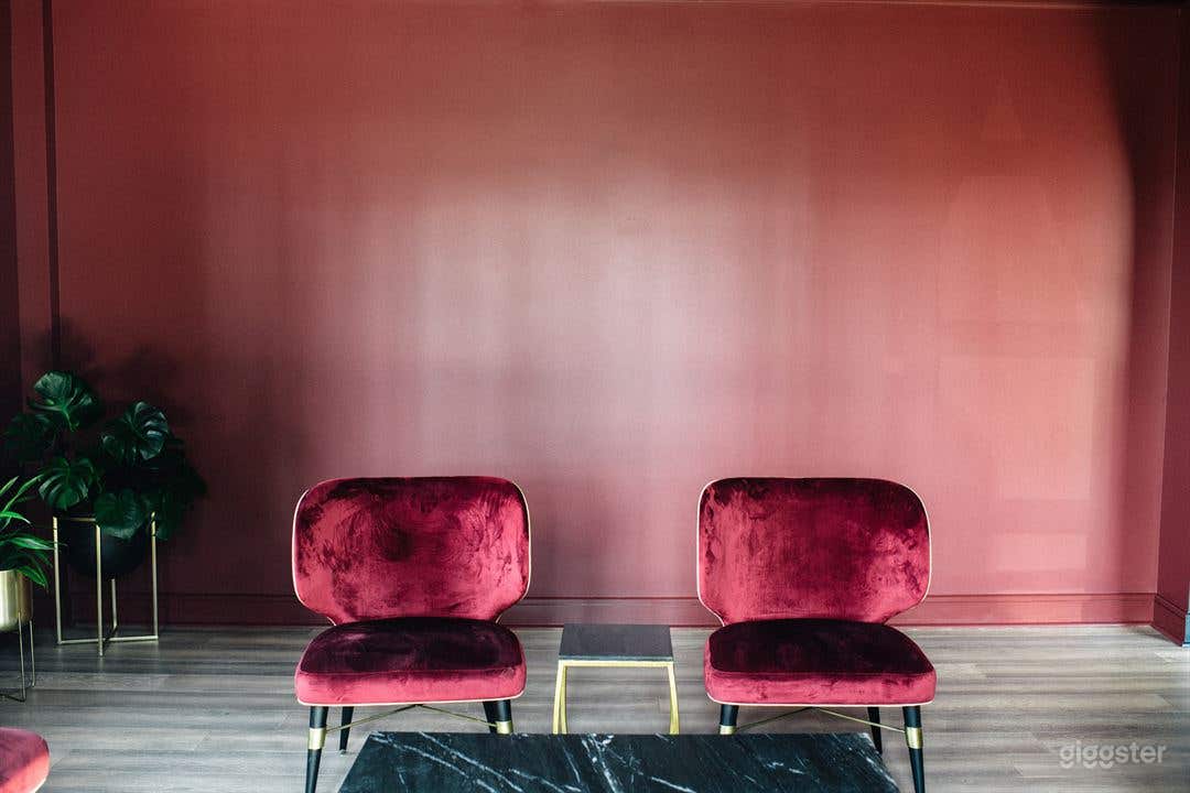 Red themed Private Lounge Room Bar in Birmingham Photo 3