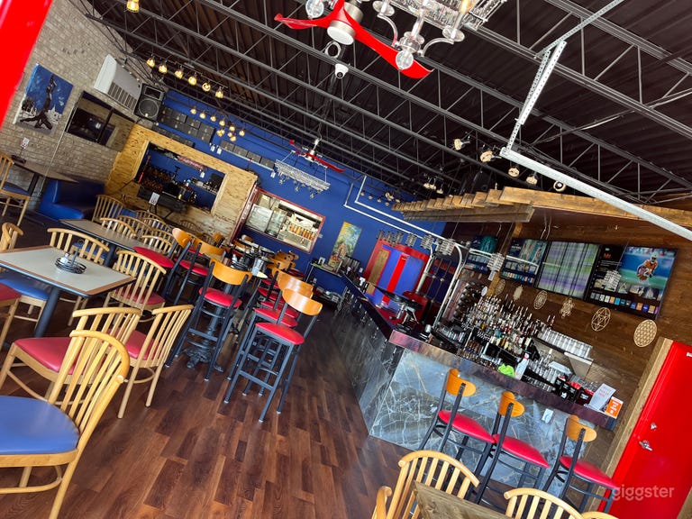  Salon détente avec bar complet et super ambiance. 