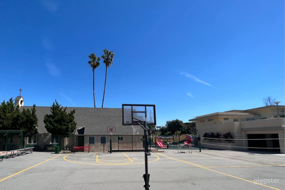 Private School Outdoor Basketball Court Photo 2