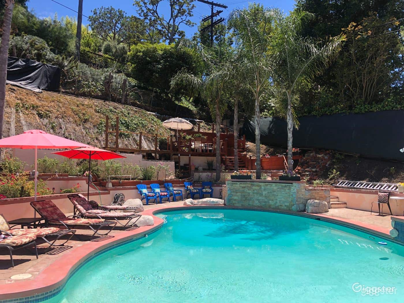 Huge 10 ft deep pool in the Hollywood Hills Photo 1