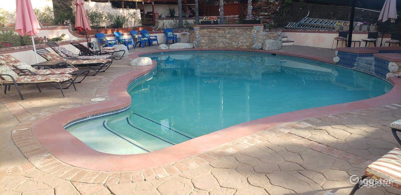 Huge 10 ft deep pool in the Hollywood Hills Photo 2