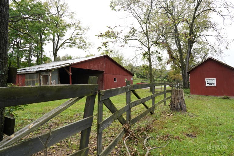  1800s farm and farm house  
