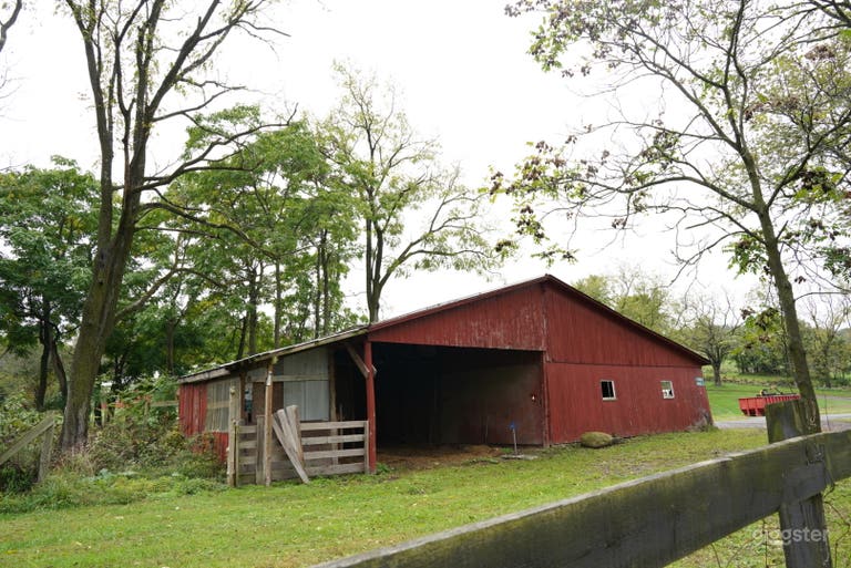  1800s farm and farm house  