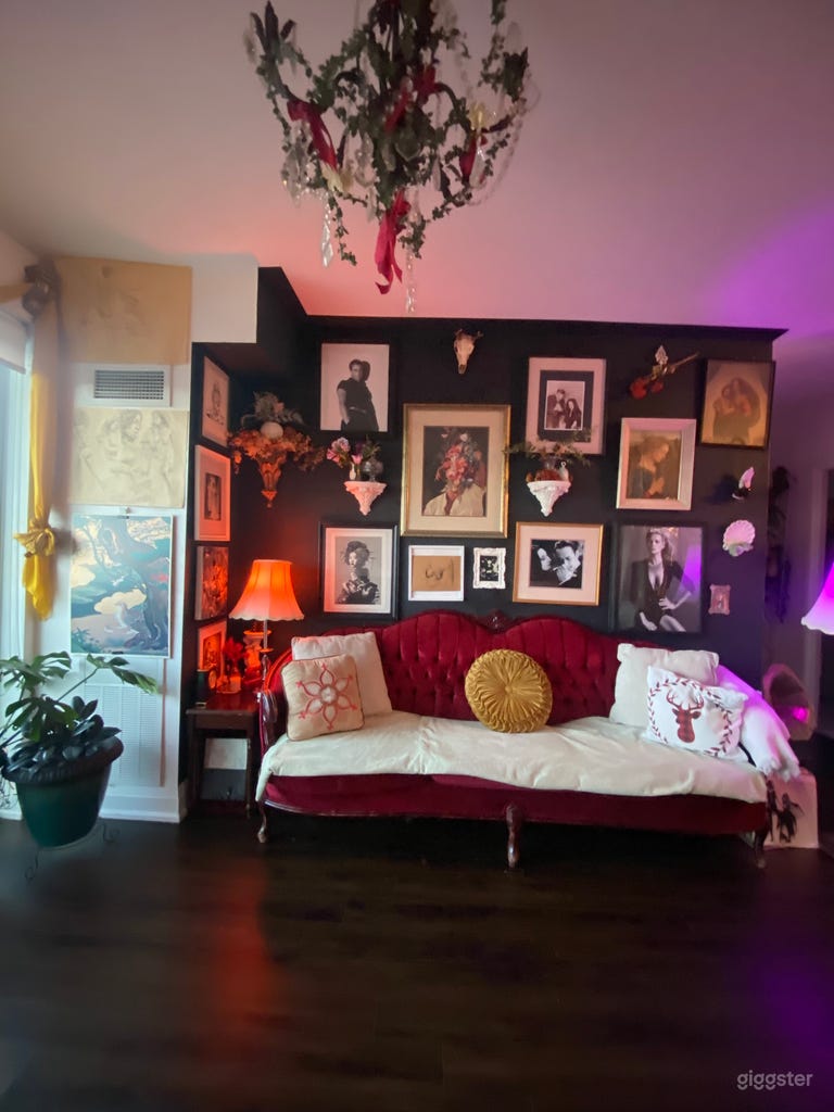  Black Gallery Wall ,Other side of Living Room 

*Review more on our Instagram @Deerdenstudio 