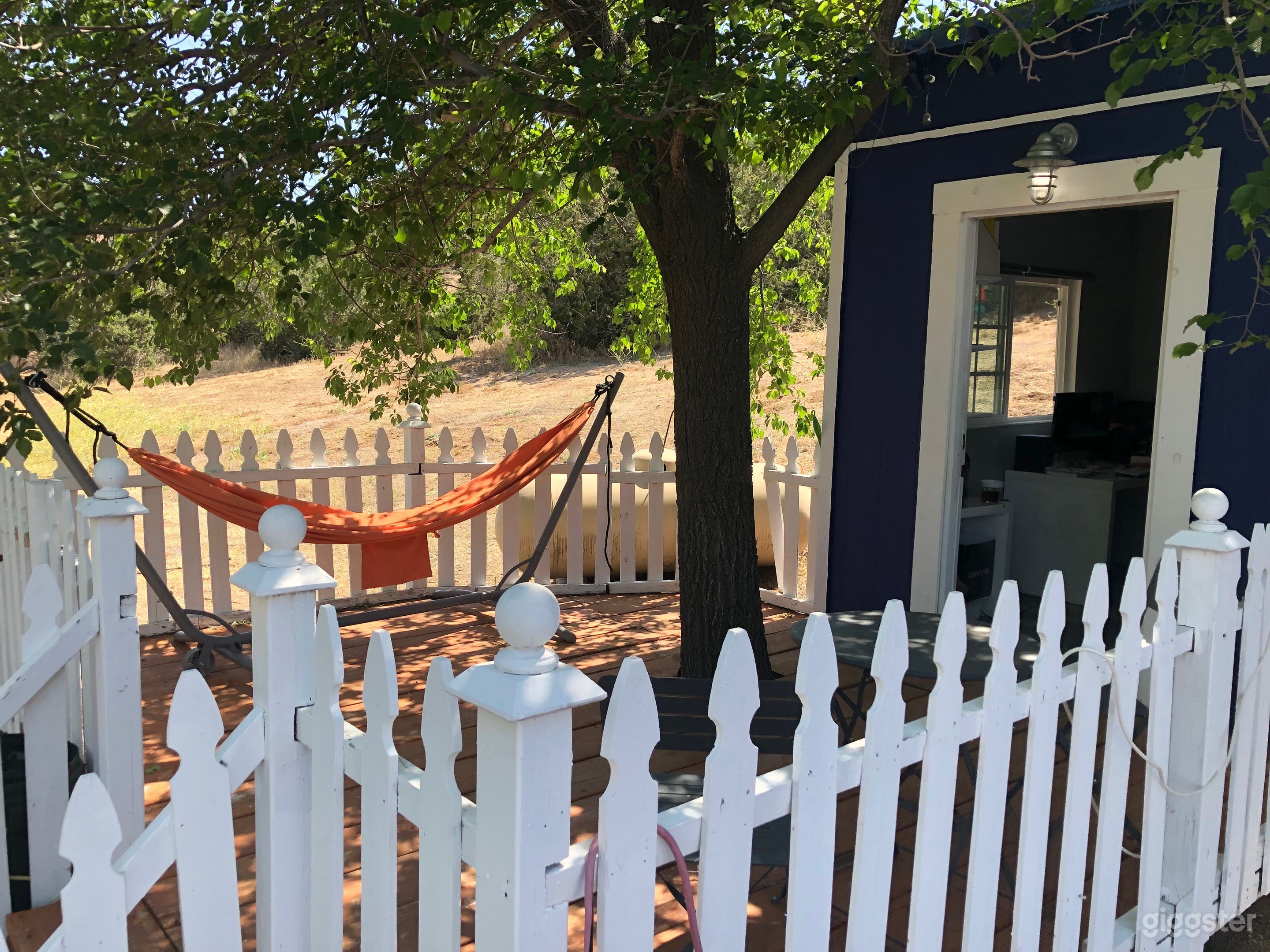 office porch with hammock