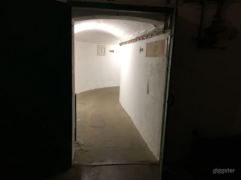  Curved tunnel to Unit A. 