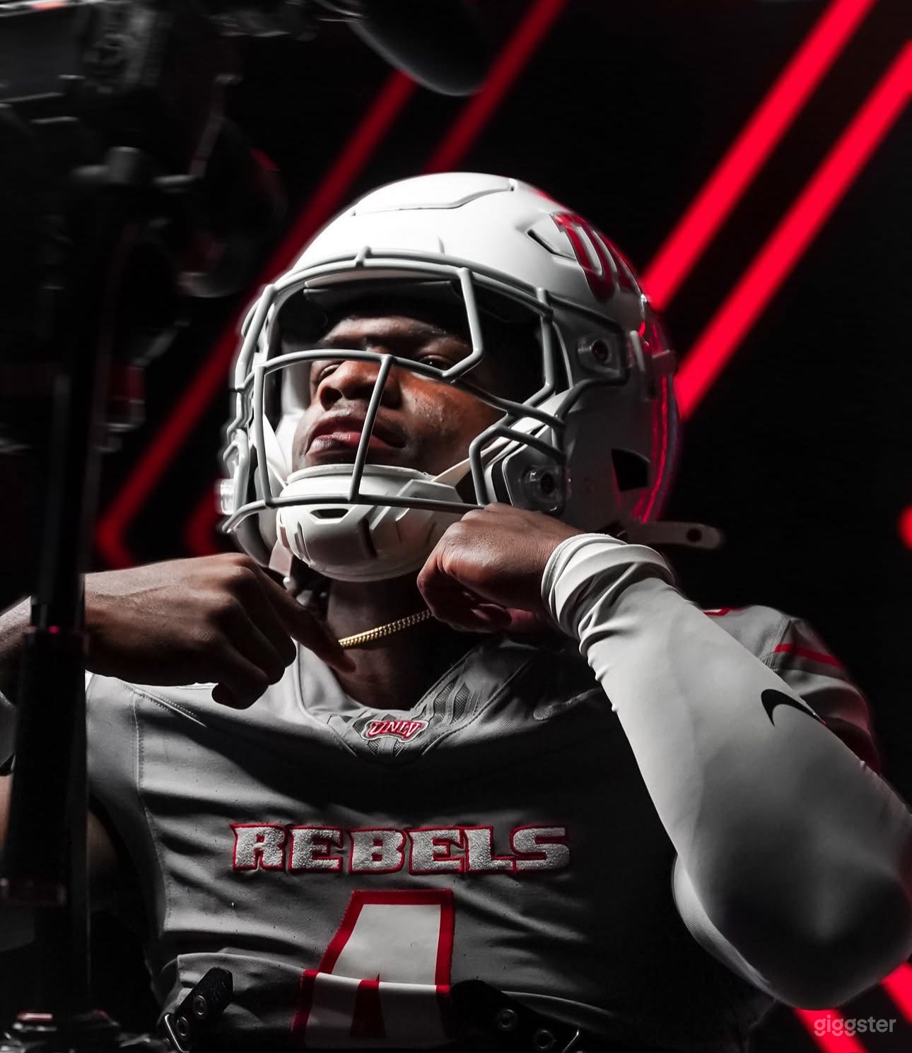 UNLV Football on our Chevron Arrow stage