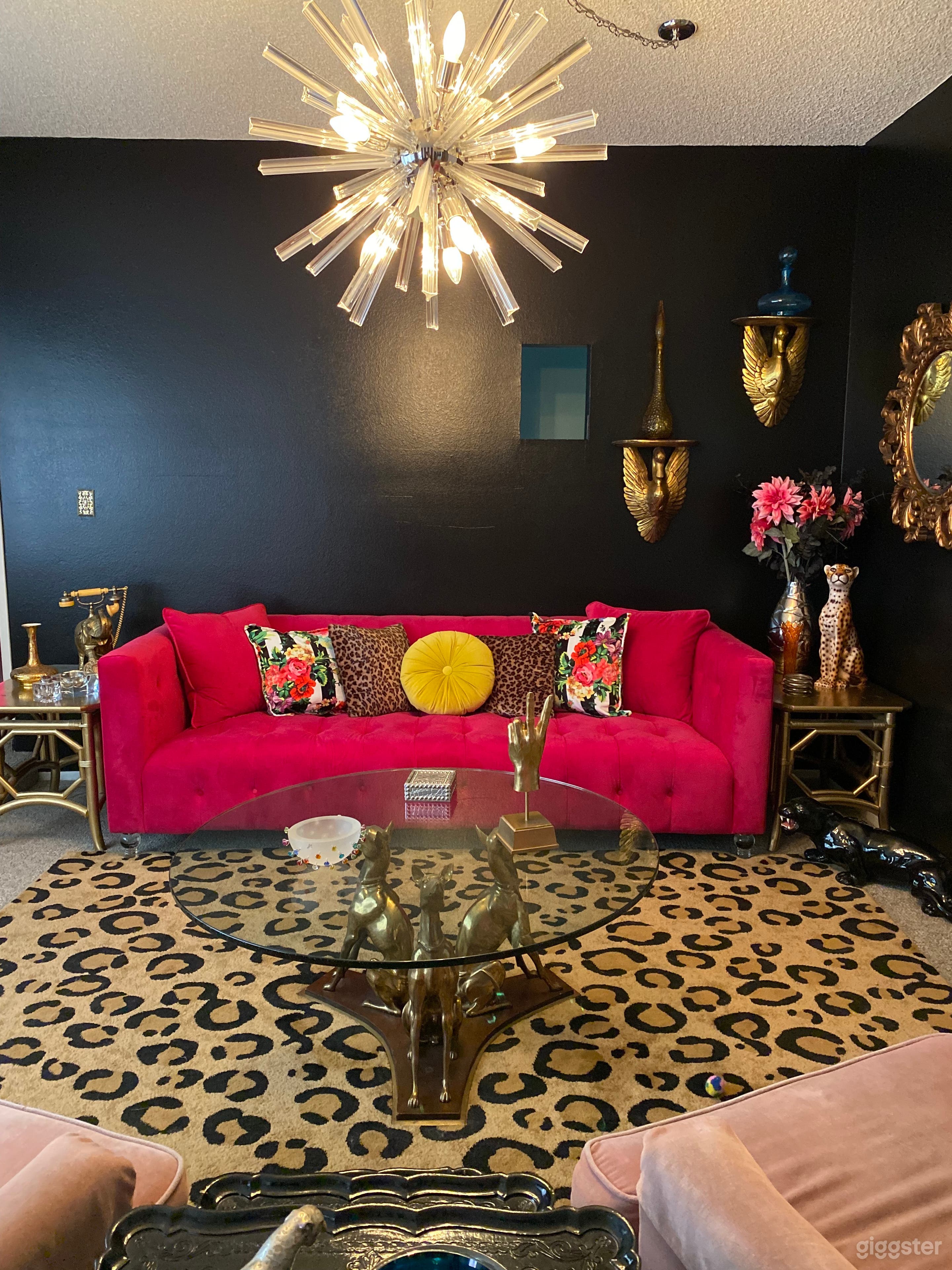 The Pink Palace Mid Mod Meets Hollywood Regency Photo 2