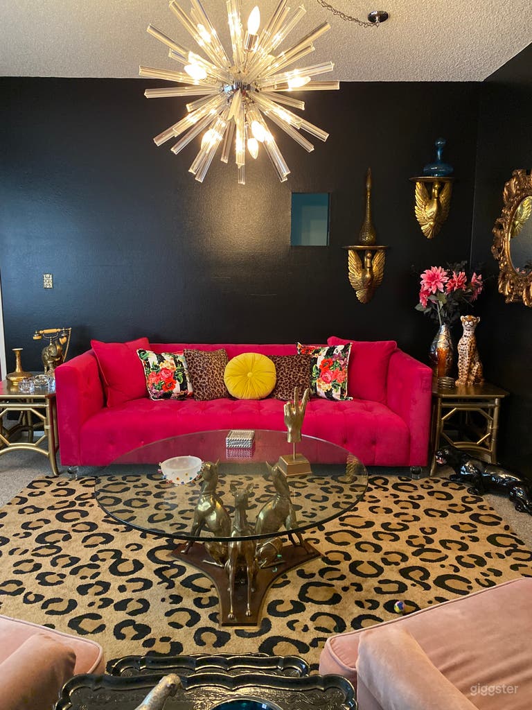  The Pink Palace Mid Mod Meets Hollywood Regency 